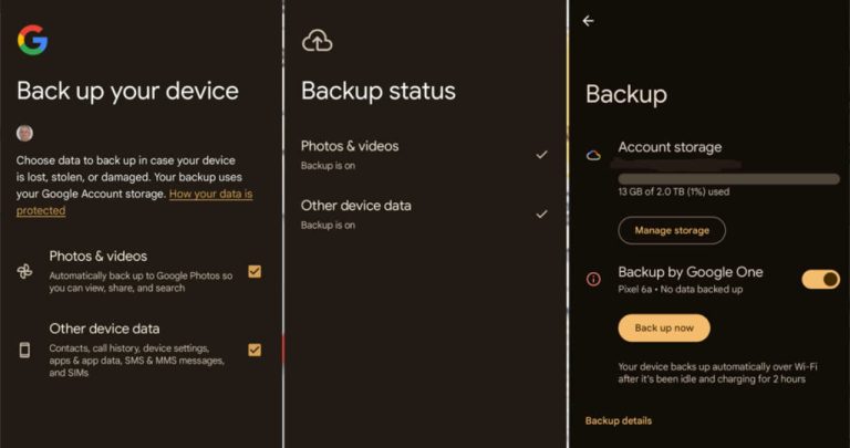 Meniul de sincronizare a conturilor Google de pe un telefon Android afișând secțiunea Contacte