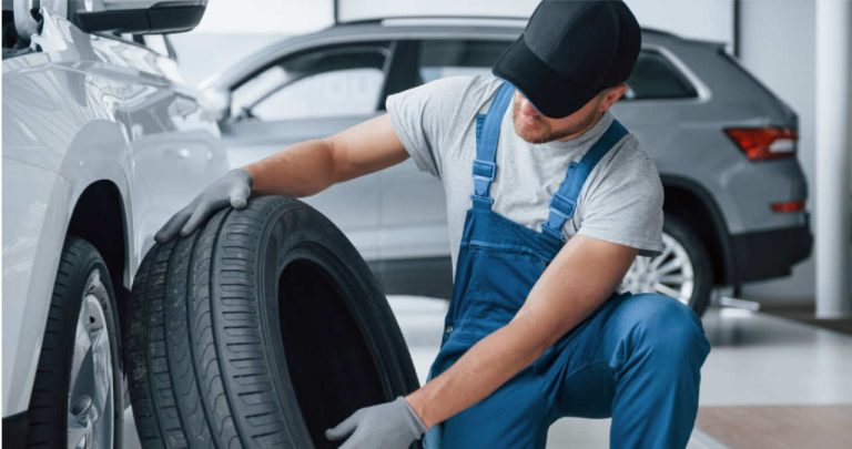 Infografic calculator dimensiuni anvelope comparând profilul a două pneuri